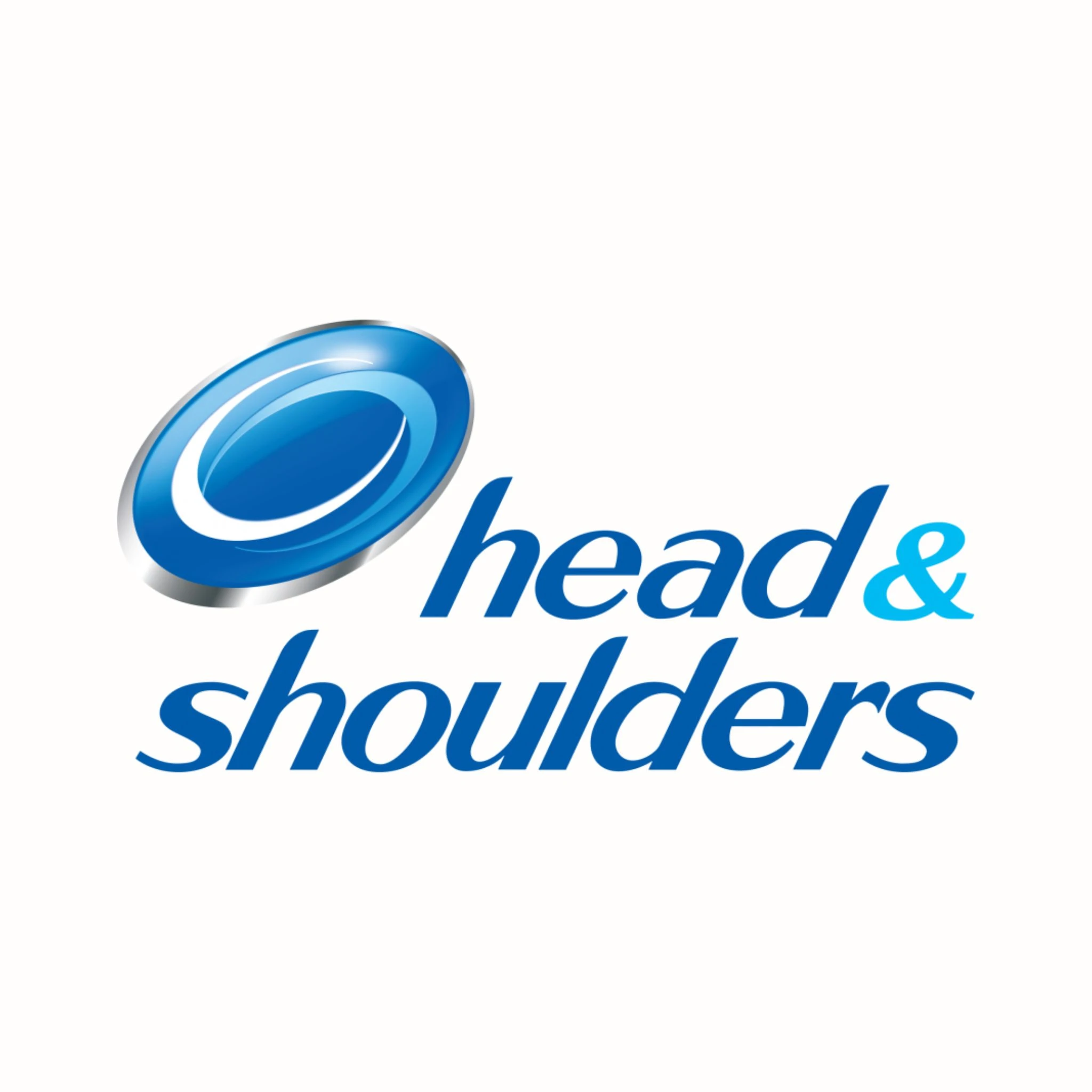 Head & Shoulders shampoo brand logo with blue swirl symbol representing anti-dandruff hair care